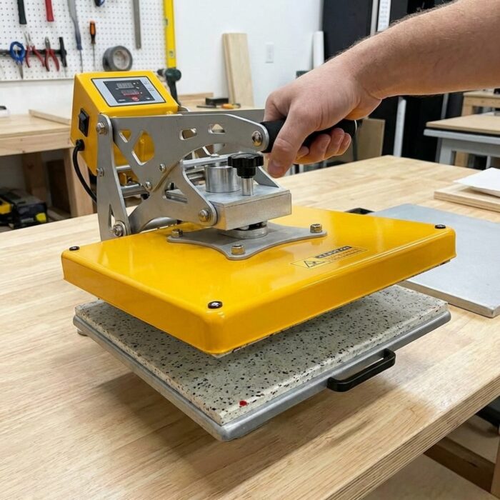 15x15 Heat Press Machine With Auto Open Slider MB0MC005 Usage