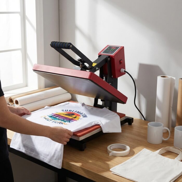 15x15 Heat Press Machine With Touch Screen and Slider MB0MC008 TShirt Prtint