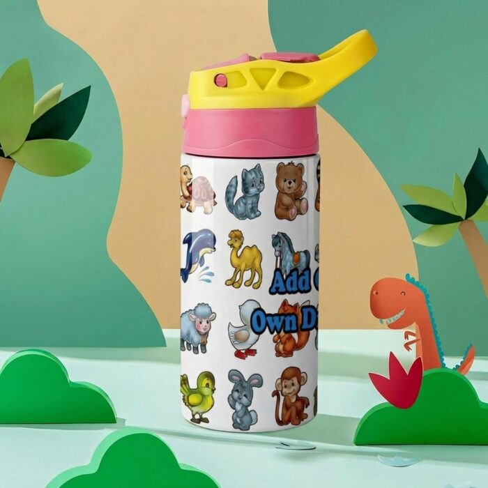 Push Button Kids Bottle MB0SP024 Pink Functiona