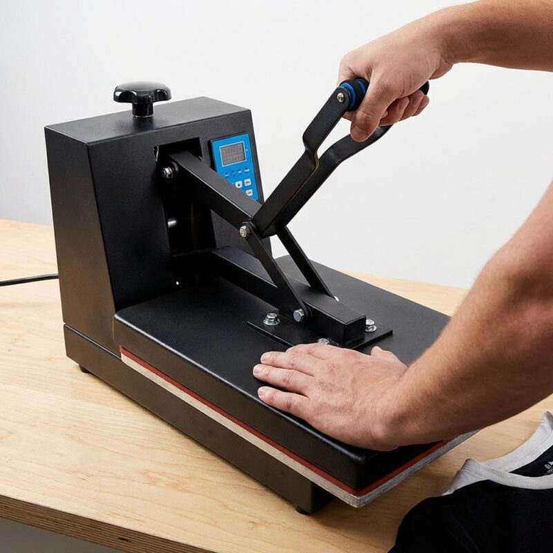 15 15 Flat Heat Press Machine MB0MC004 Functional Interaction 15 15 Flat Heat Press Machine MB0MC004 Functional Interaction