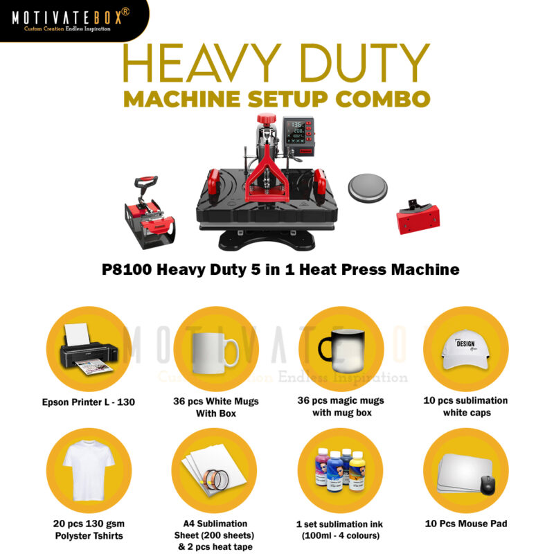 Home 31 Heavy Duty Machine Setup Sublimation Combo
