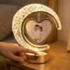 Half Moon LED Crystal Lamp Heart Round MB0PF081 Functional Interaction