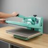 16X24 Heat Press Machine (Mint Green) 3 16X24 Heat Press Machine Mint Green MB0MC015 Usage