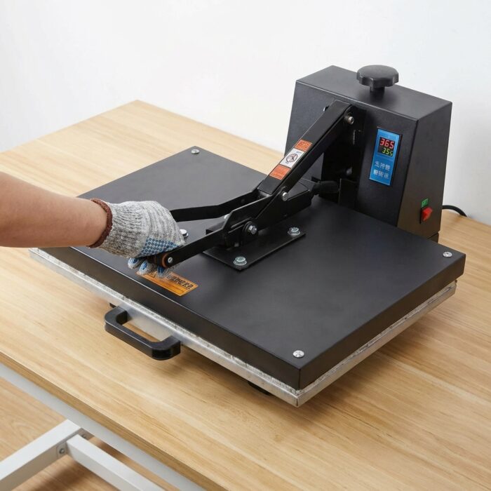 16x24 Heat Press Machine Black with Slider MB0MC013 Press Action