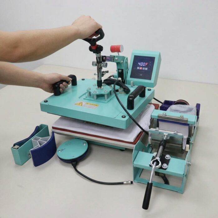 8 in 1 Heat Press Machine MB0MC027 Functional Interaction