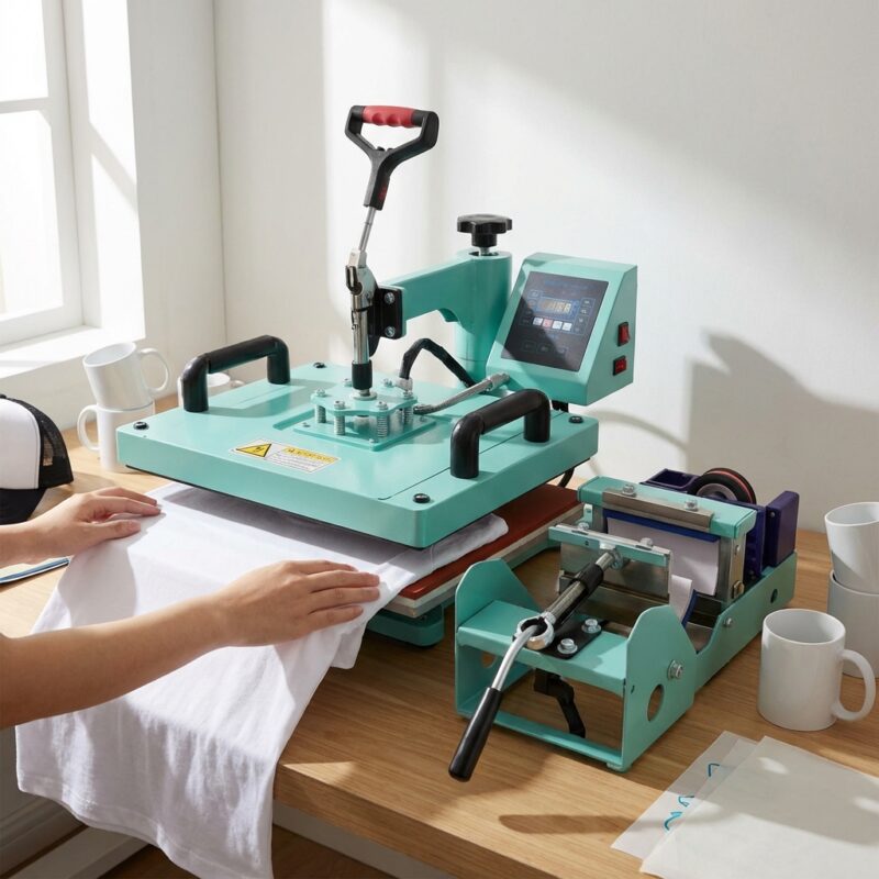 8 in 1 Heat Press Machine MB0MC027 Marketing Usage