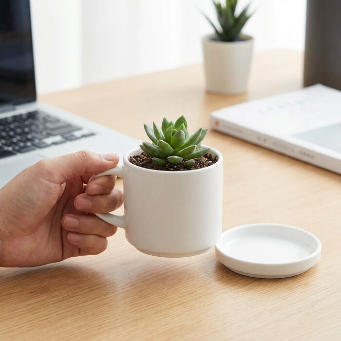 Flower Pot Flower Holder Mug MB0MG025 Functional Interaction