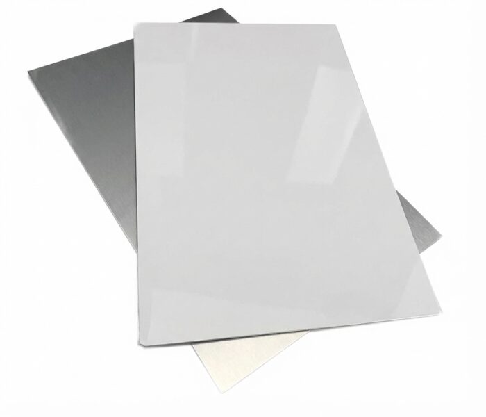 Metal Sheet White 12x24 Glossy MB0MS006 Exact Replica
