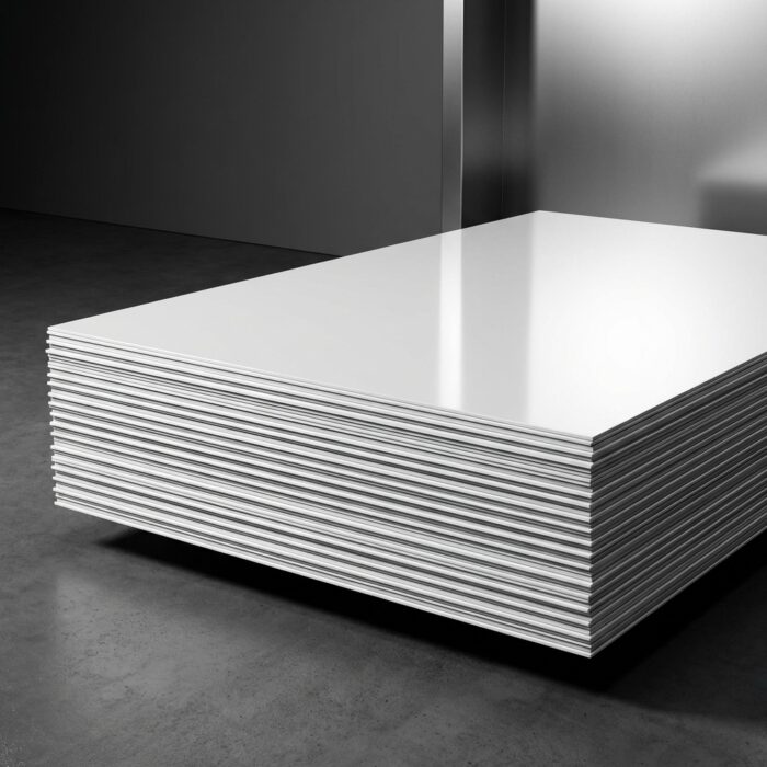 Metal Sheet White 12x24 Glossy MB0MS006 Production Quantity View