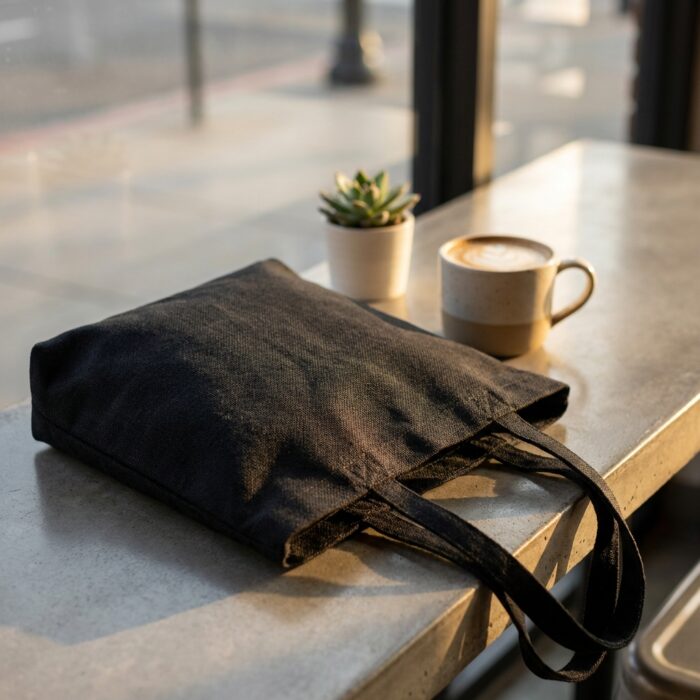 SUBLIMATION TOTE BAGS COLOR BLACK MB0OP114 MARKETING USAGE