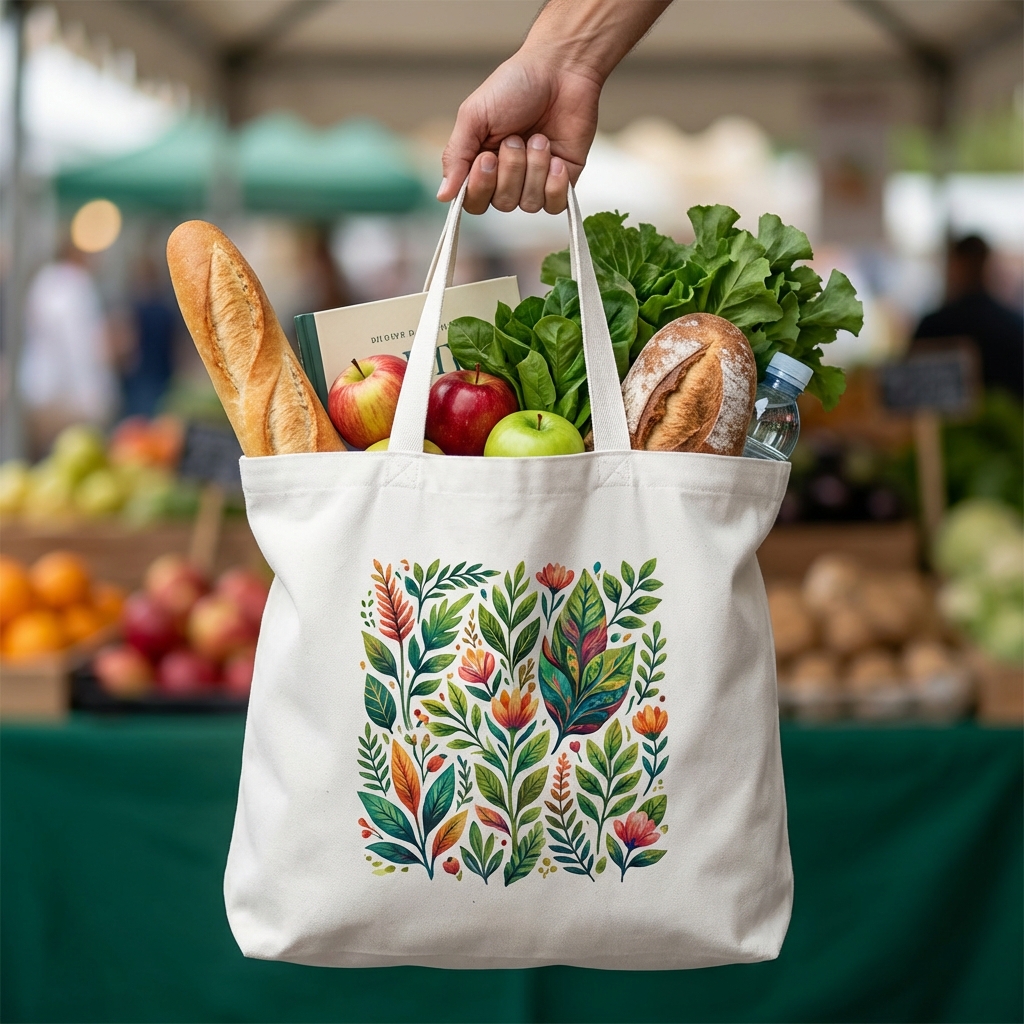 Sublimation Tote Bags 3 Sublimation Tote Bags Color White MB0OP102 Functional Interaction