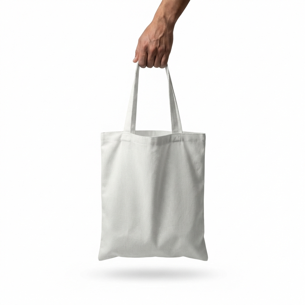 Sublimation Tote Bags 4 Sublimation Tote Bags Color White MB0OP102 High Fidelity Front