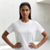 MB White Dryfit Round Tshirt