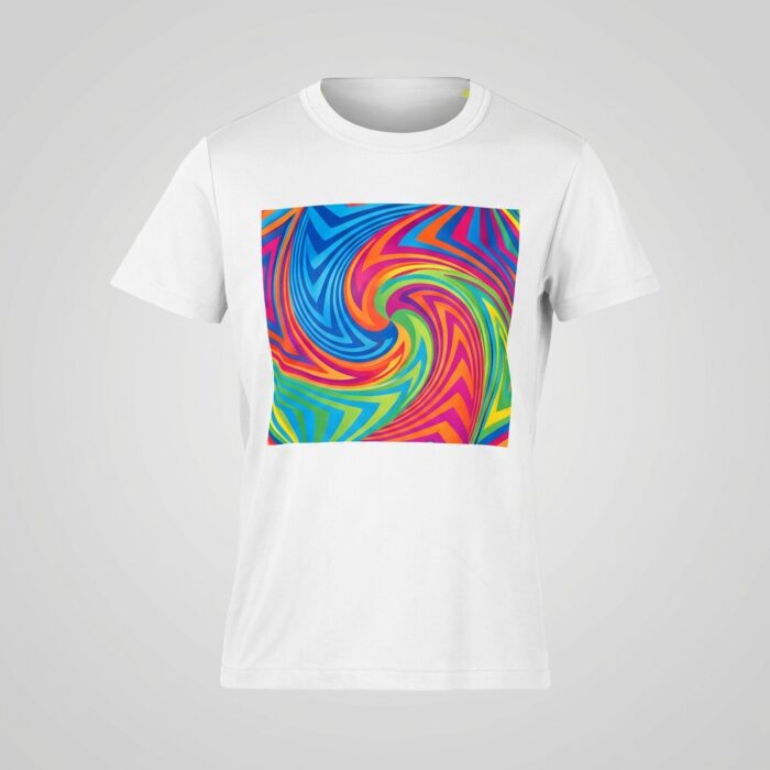 White Dryfit Round Tshirt MB0TS059 Vibrancy Proof