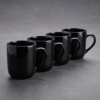 Ceramic Tea Mugs 9 Oz Black MB0MG014 B2b Capacity Shot