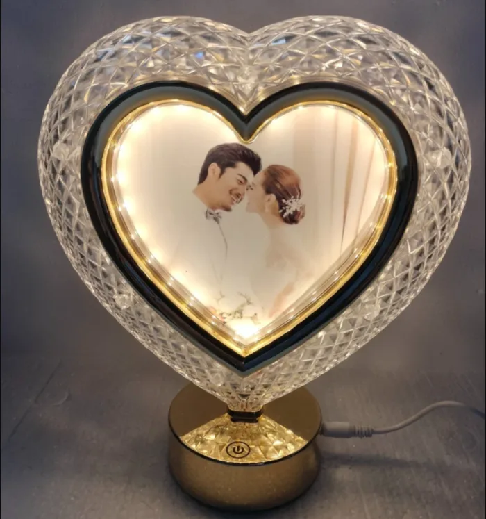 Crystal LED Full Heart Lamp 1 Crystal LED Full Heart